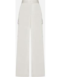 Filippa K - Cotton And Linen Cargo Trousers - Lyst