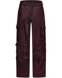 Salvatore Santoro - Niv Leather Cargo Pants - Lyst