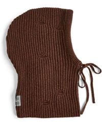MM6 by Maison Margiela - Wool Blend Balaclava - Lyst