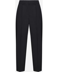 PT Torino - Daisy Stretch Cady Trousers - Lyst