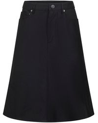 Balenciaga - "Midi Godet" Skirt Bb - Lyst