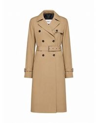 Fendi - Rope Cotton Gabardine Belted Midi Trench Coat - Lyst