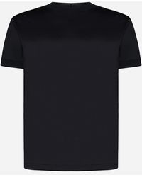 Tagliatore - Lisle Cotton T-Shirt - Lyst