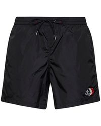 Moncler - Swim Shorts Technical Nylon Polyamide Beachwear - Lyst