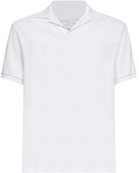 MC2 Saint Barth - Stretch Cotton Piquet Charles Buttonless Polo Shirt - Lyst