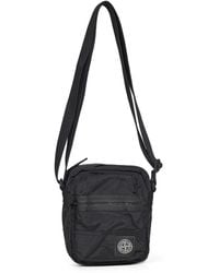 Stone Island - Coated Nylon Metal Crossbody Bag - Lyst