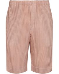 Homme Plissé Issey Miyake - Bermuda Shorts Pleats - Lyst