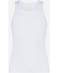 Givenchy - Rib-knit Cotton Tank Top - Lyst