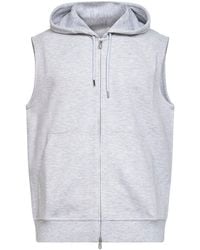 Brunello Cucinelli - Pearl Double Fleece Hooded Vest - Lyst