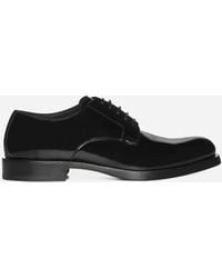 Dolce & Gabbana - Patent Leather Derby Shoes - Lyst