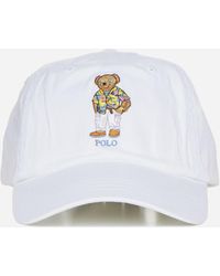 Polo Ralph Lauren - Bear Cotton Baseball Cap - Lyst