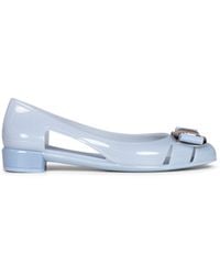 Ferragamo - Light Rubber Nara Jelly Ballet Flats - Lyst