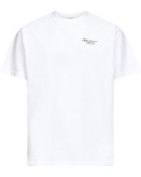 Givenchy - T-Shirt Bianca Con Stampa Stamp - Lyst
