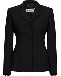 Blanca Vita - Jacket Gregis Crêpe Polyester - Lyst