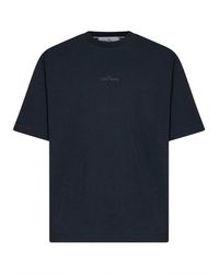 Stone Island - Organic Cotton Jersey Printed T-Shirt - Lyst