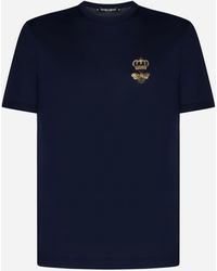 Dolce & Gabbana - Crown And Bee Cotton T-shirt - Lyst