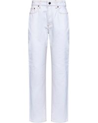 Versace - Garment-Dyed Denim High-Rise Jeans - Lyst