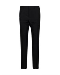 Fendi - Kid Mohair Straight-Leg Tailored Trousers - Lyst