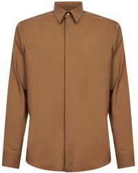 D 40 - Safari Stretch Wool Blend Shirt - Lyst