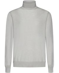 D 40 - Virgin Wool Turtleneck Sweater - Lyst
