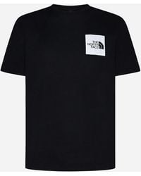 The North Face - Fine Logo Cotton T-shirt - Lyst