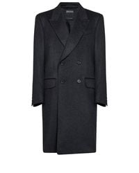ZEGNA - Oasi Cashmere Beaver Double-Breasted Coat - Lyst