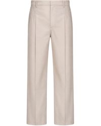 Brunello Cucinelli - Techno Poplin A-Line Trousers With Monili - Lyst