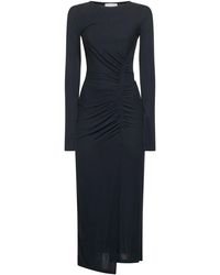 Isabel Marant - Draped Jersey Jelina Long Dress - Lyst