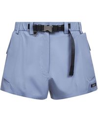 Prada - Light Technical Canvas Shorts - Lyst