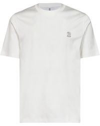 Brunello Cucinelli - Crewneck T-Shirt - Lyst