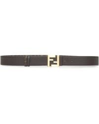 Fendi - Cintura Reversibile Squared Ff - Lyst
