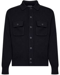 D 40 - Virgin Wool Knit Jacket - Lyst