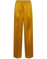 Gucci - Gg Viscose Pants - Lyst