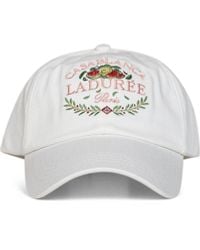 CASABLANCA - Cotton Laduree X Baseball Cap - Lyst