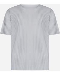 Homme Plissé Issey Miyake - Pleated Fabric T-Shirt - Lyst