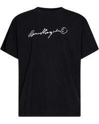 MM6 by Maison Margiela - Overdyed Jersey Printed T-Shirt<Br - Lyst