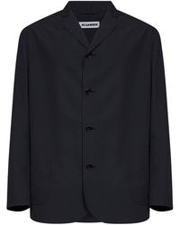 Jil Sander - Waterproof Recycled Polyester Single-Breasted Jacket - Lyst