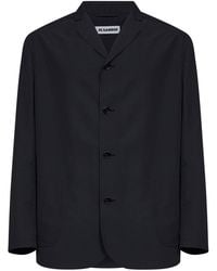 Jil Sander - Waterproof Recycled Polyester Single-Breasted Jacket - Lyst
