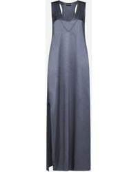 Giorgio Armani - Silk Long Dress - Lyst