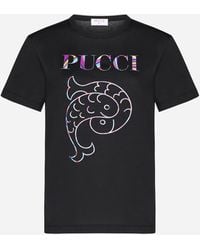 Emilio Pucci - Cotton T-Shirt - Lyst