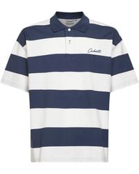 Carhartt - And Delray Striped Polo Shirt - Lyst