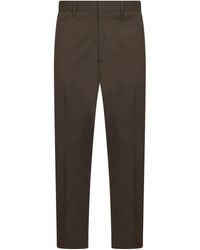 D 40 - Taupe Stretch Wool Blend Cooper T1.7 Trousers - Lyst