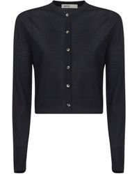 KHAITE - Fine Merino Wool Knit Brieta Cardigan - Lyst