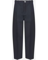 balenciaga pants red stripe