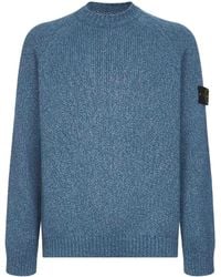 Stone Island - Maglione Girocollo Con Maniche Raglan - Lyst