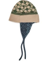 Dries Van Noten - Jacquard Wool Beanie With Earflaps - Lyst