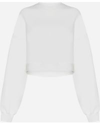 Wardrobe NYC - Track Cotton Sweatshirt - Lyst