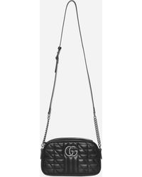 Gucci - GG Marmont Quilted Leather Small Camera Bag - Lyst