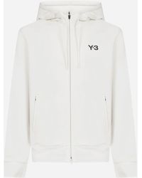 y3 hoodie white