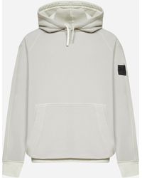 Stone Island Shadow Project Cotton And Wool Blend Hoodie - Multicolour